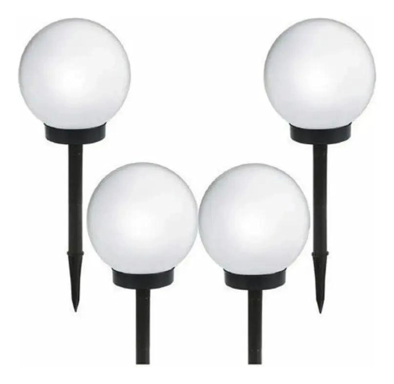 PACK 4 FOCOS LED SOLARES PARA JARDIN EXTERIOR - 2