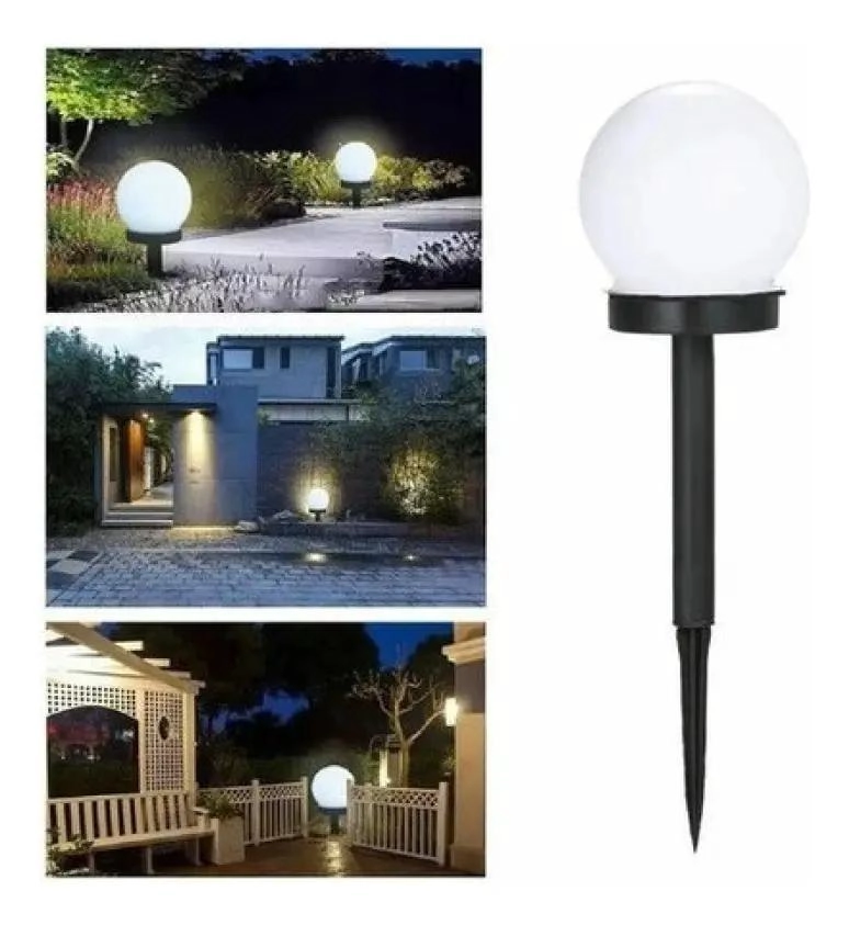 PACK 4 FOCOS LED SOLARES PARA JARDIN EXTERIOR - 4