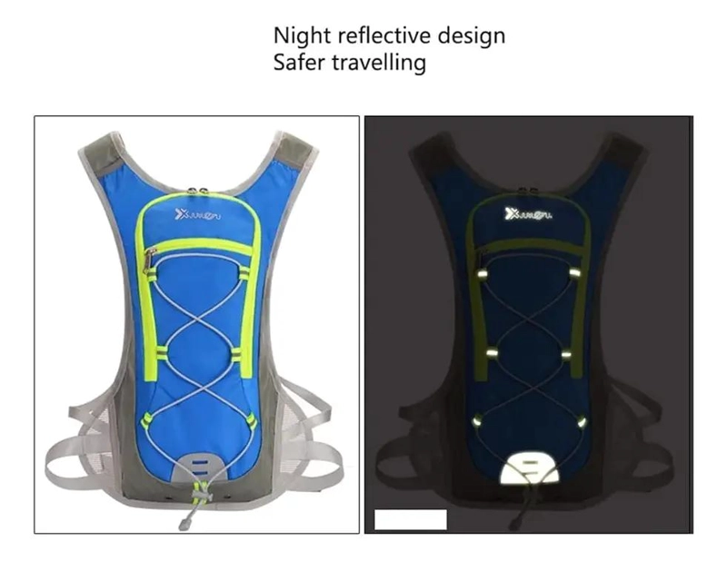 MOCHILA PARA TREKKING CON BOLSA DE HIDRATACION INTEGRADA - 5