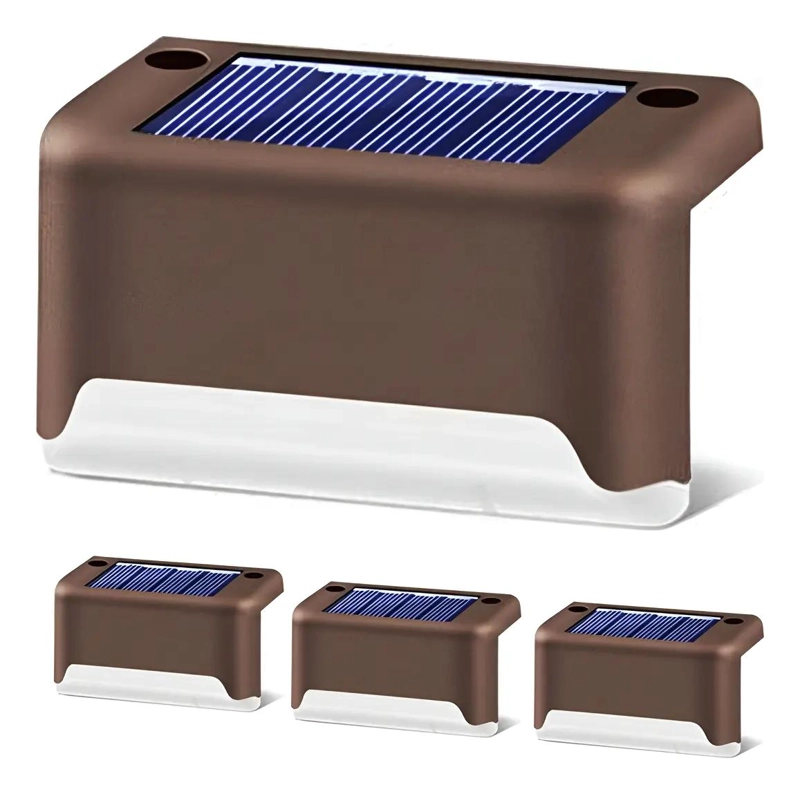 PACK 4 FOCOS SOLARES PARA EXTERIOR BALCON Y ESCALERAS - 1