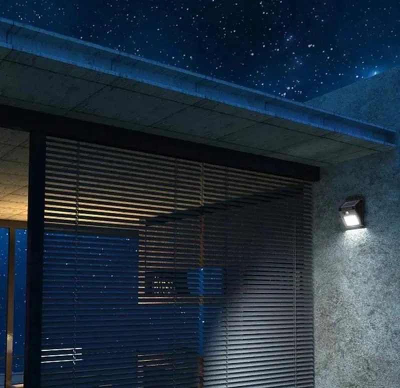 LAMPARA DE PARED SOLAR 30 LED EXTERIOR PACK 5 - 2