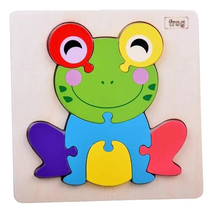 PACK 12 PUZZLES DE MADERA DIDACTICOS MONTESSORI - 5
