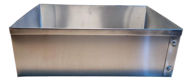 MOLDE RECTANGULAR DESMONTABLE PARA TORTA DE ALUMINIO 30X20X10 CM - 1