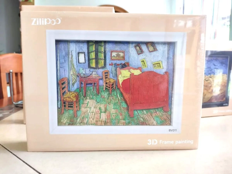 PUZZLE 3D CUADROS VAN GOGH LA HABITACION - 1
