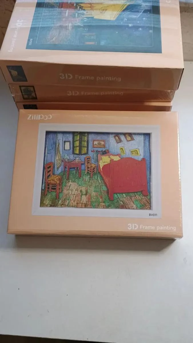 PUZZLE 3D CUADROS VAN GOGH LA HABITACION - 2