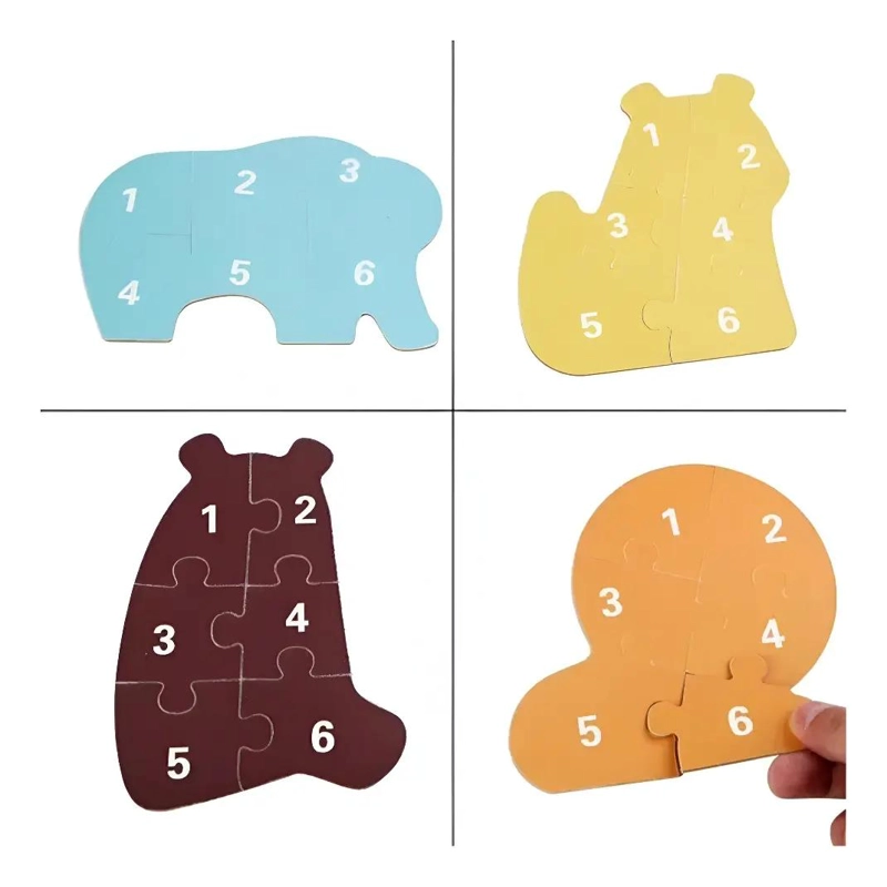 PUZZLE PARA NIÑOS CON DISEÑOS COLORIDOS - 1
