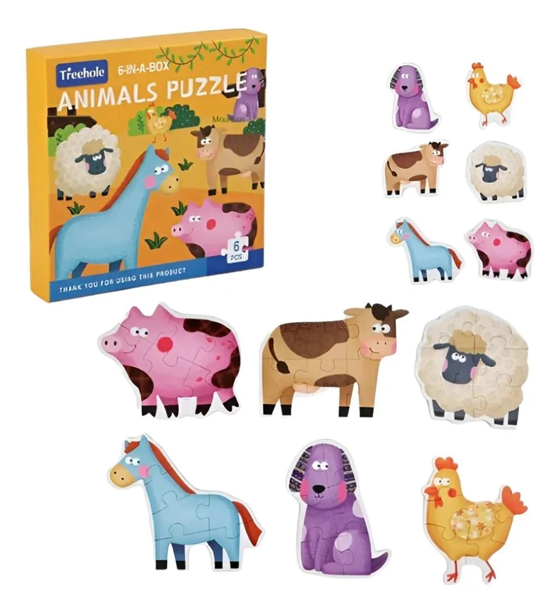 PUZZLE PARA NIÑOS CON DISEÑOS COLORIDOS - 3