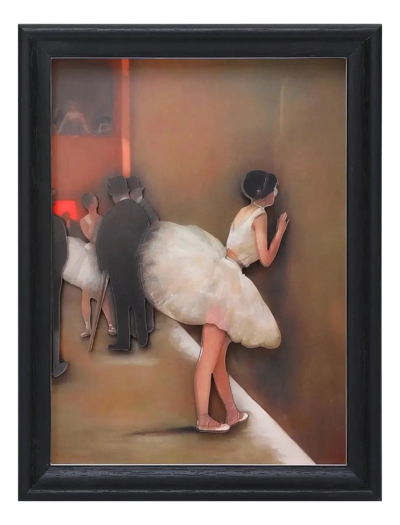 PUZZLE 3D CUADRO BAILARINA VINTAGE EDGAR DEGAS - 1