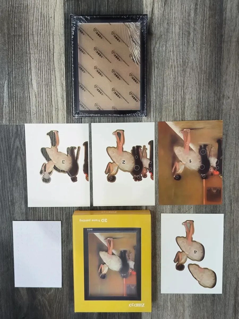 PUZZLE 3D CUADRO BAILARINA VINTAGE EDGAR DEGAS - 3
