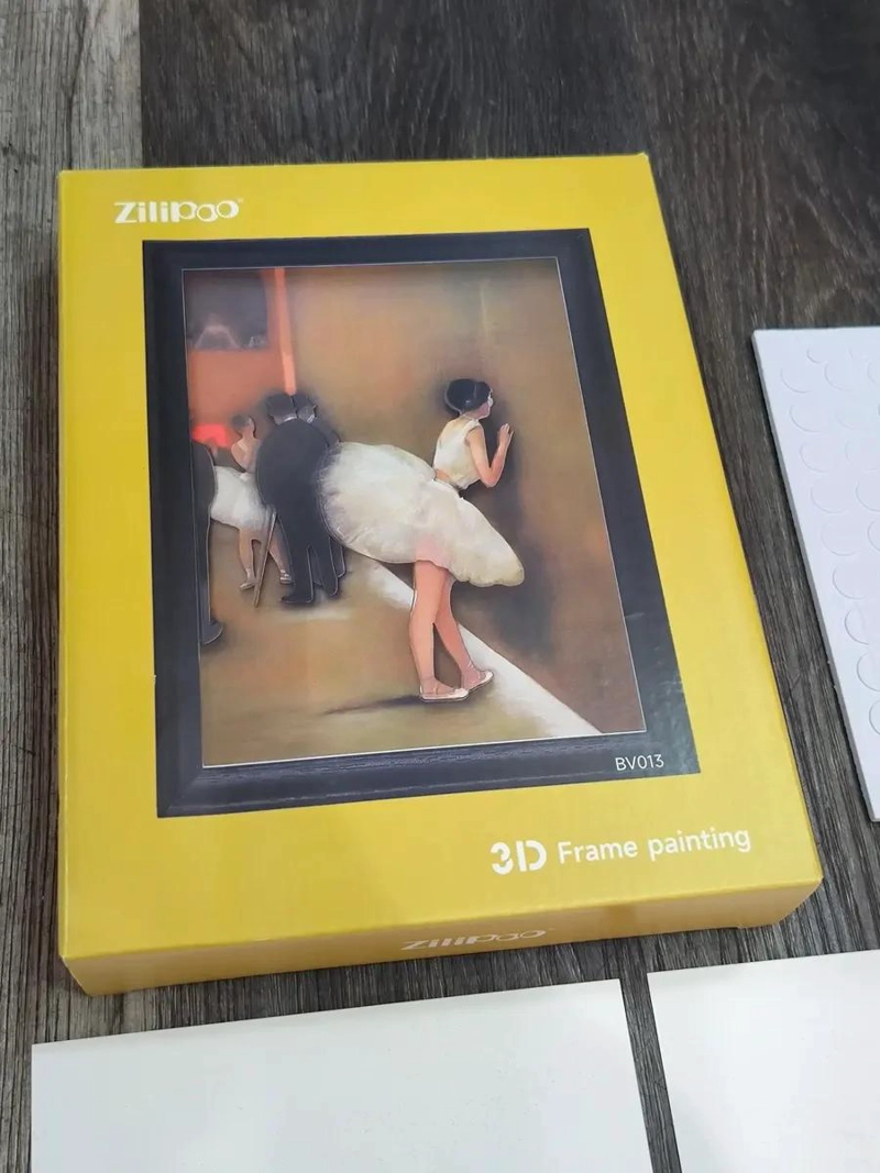 PUZZLE 3D CUADRO BAILARINA VINTAGE EDGAR DEGAS - 4