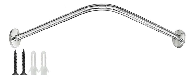 BARRA EXTENSIBLE PARA CORTINA DE DUCHA EN U 60-95 CM - 5