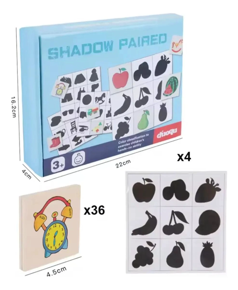 PUZZLE ROMPECABEZAS DIDACTICO DE MADERA PARA NIÑOS - 3