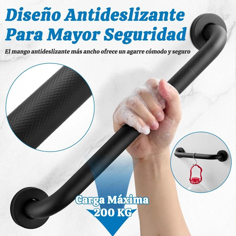 BARRA DE SEGURIDAD ANTIDESLIZANTE PARA BAÑO 50CM - 4