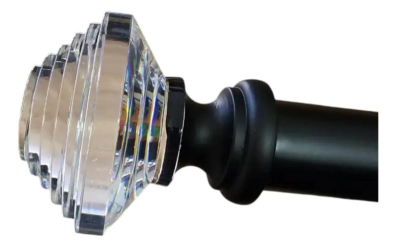BARRA METALICA PARA CORTINA AJUSTABLE 120-210 CM - 3