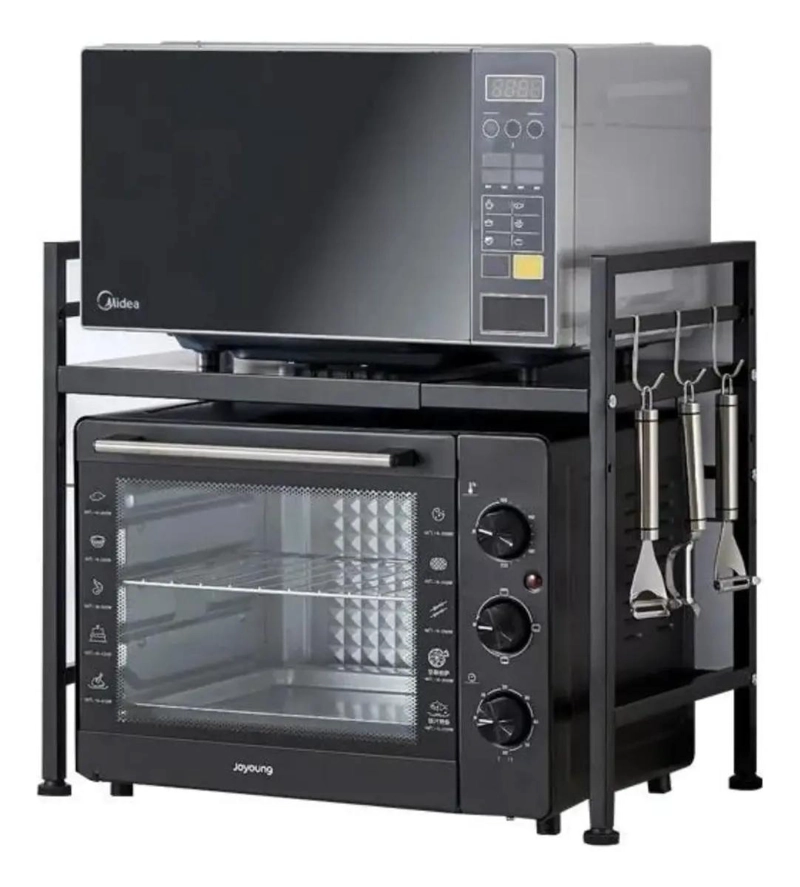 ESTANTE REPISA EXTENSIBLE PARA MICROONDAS Y HORNO - 1