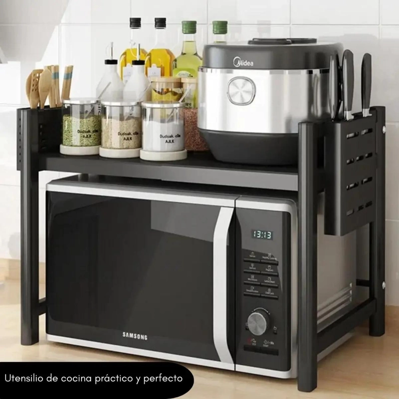 ESTANTE REPISA EXTENSIBLE PARA MICROONDAS Y HORNO - 3