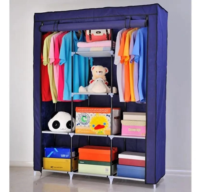 ARMARIO ROPERO GRANDE ARMABLE PARA BAÑO Y ROPA - 4