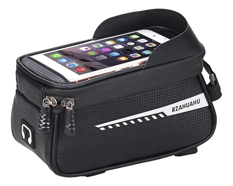 BOLSO IMPERMEABLE PARA BICICLETA CON CONECTOR AURICULAR - 4