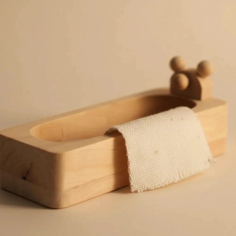 SET DE MUEBLES DE MADERA PARA CASA DE MUÑECAS - 5