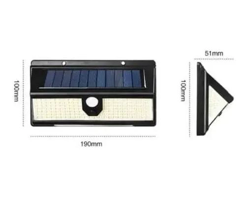 PACK 2 FOCOS SOLARES 118 LED CON SENSOR MOVIMIENTO - 4