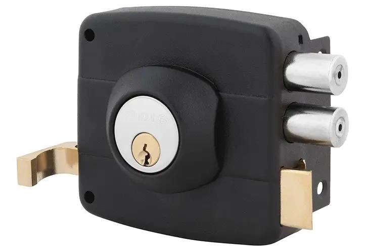 CERRADURA PARA SOBREPONER NEGRA AJUSTABLE 45 MM - 4