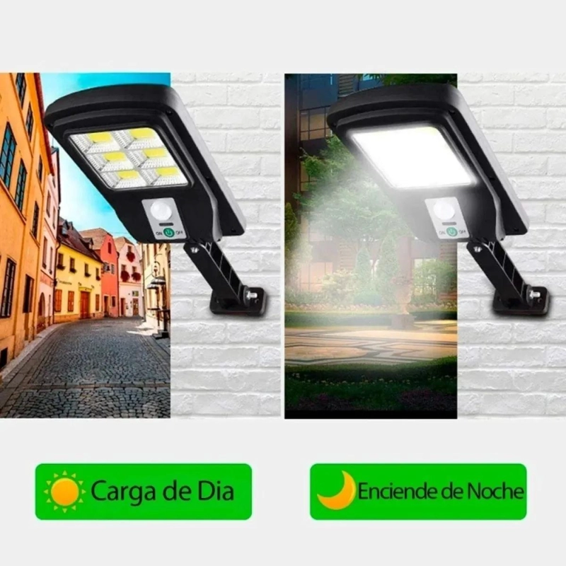 PACK 4 FOCOS SOLARES LED EXTERIOR CON SENSOR MOVIMIENTO - 2