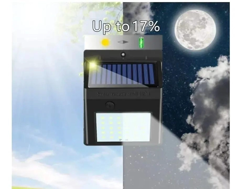 5 FOCOS SOLARES LED CON SENSOR DE MOVIMIENTO PARA EXTERIO - 2