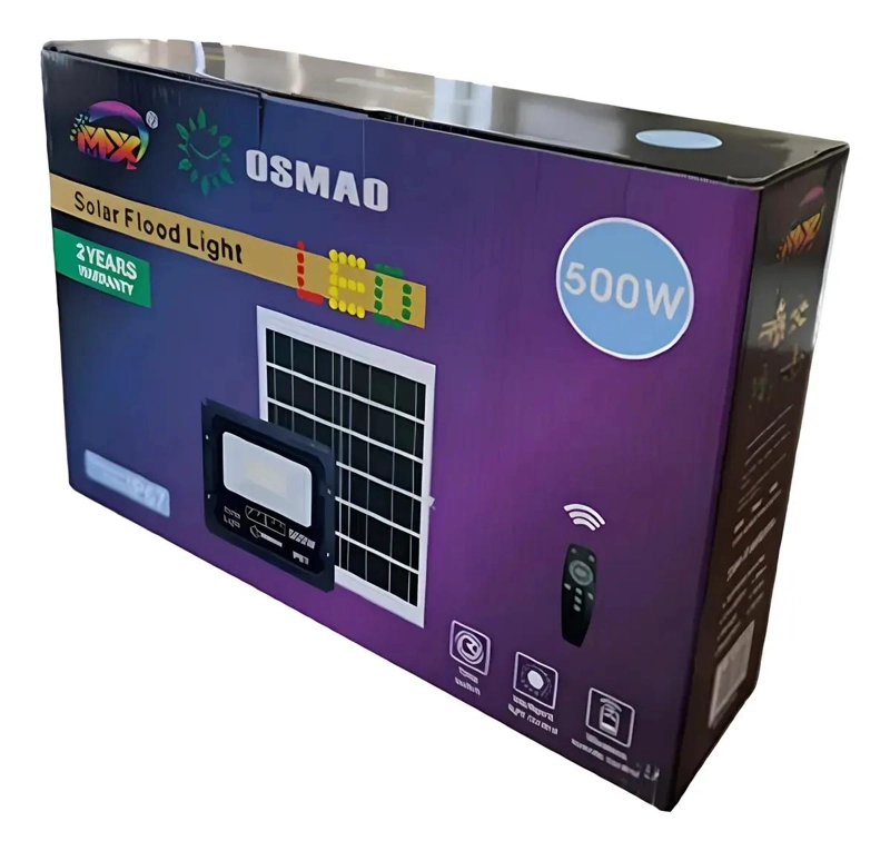 FOCO SOLAR 500W CON PANEL Y CONTROL REMOTO - 3