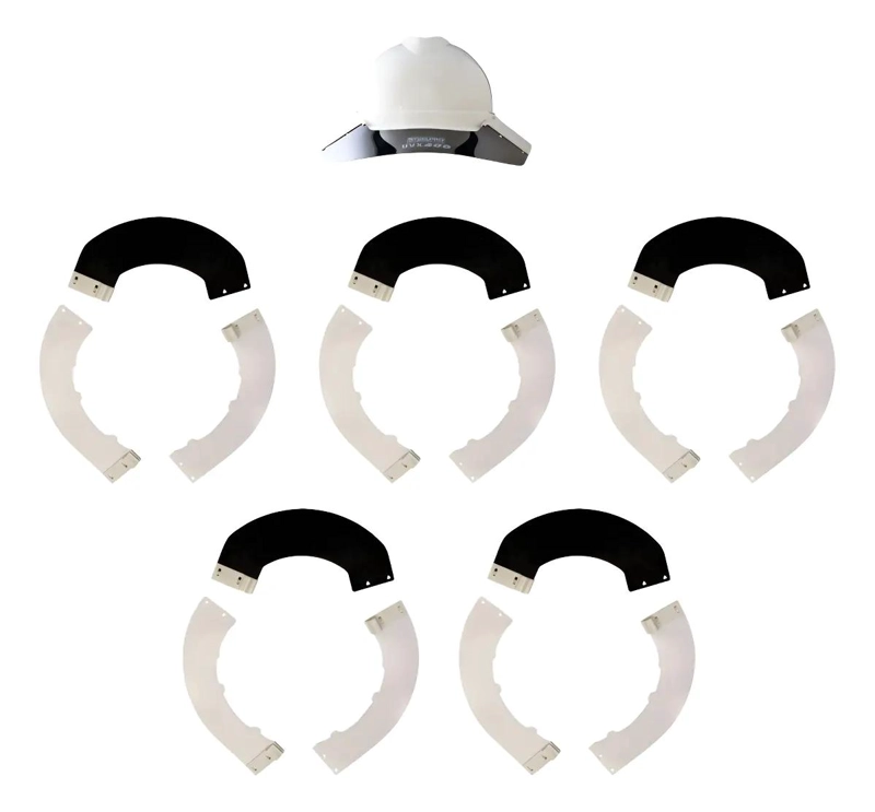 PROTECTOR SOLAR PARA CASCO DE SEGURIDAD PACK 5 - 1