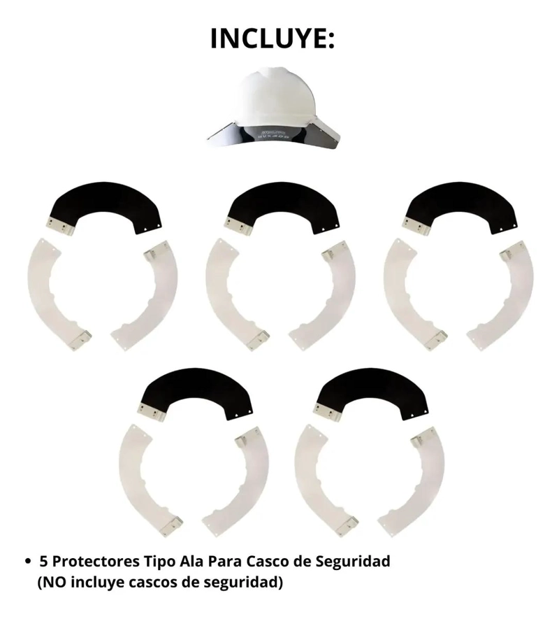 PROTECTOR SOLAR PARA CASCO DE SEGURIDAD PACK 5 - 2
