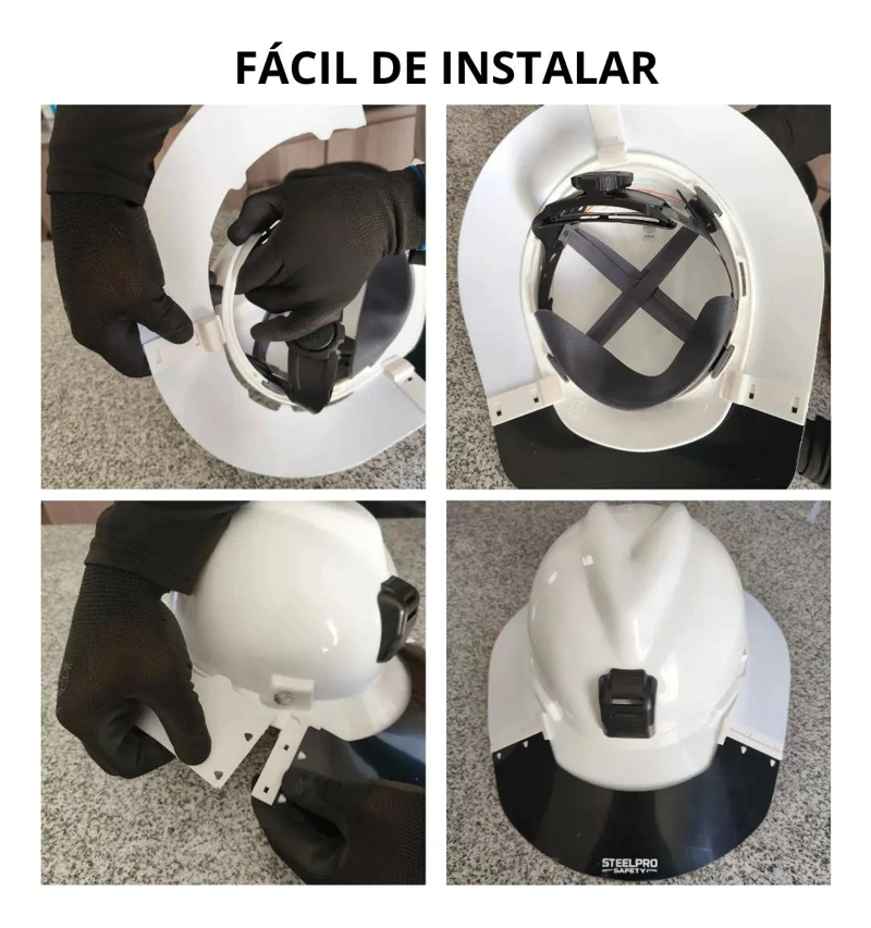PROTECTOR SOLAR PARA CASCO DE SEGURIDAD PACK 5 - 5