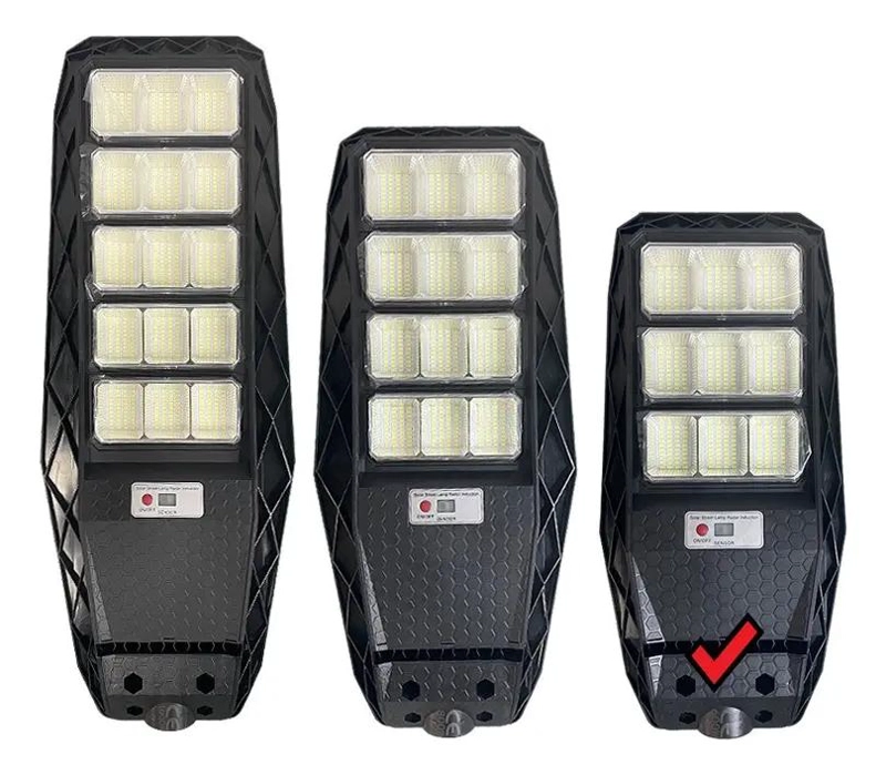 FOCO LED REFLECTOR SOLAR 300W 6500K CON MANDO - 4