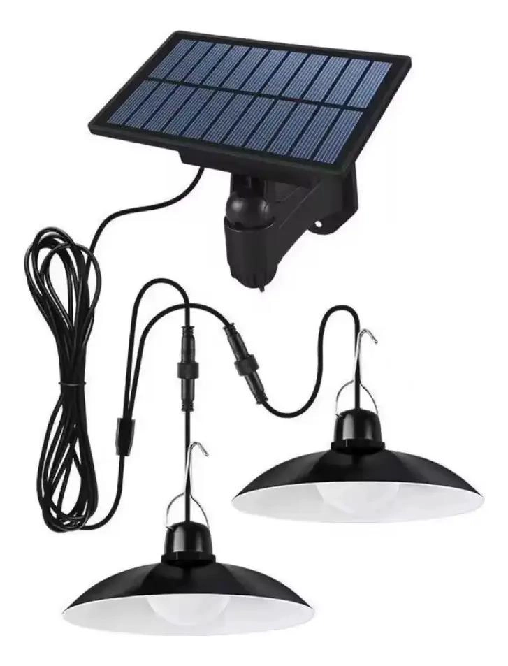 LAMPARA SOLAR LED COLGANTE CON CONTROL REMOTO - 2