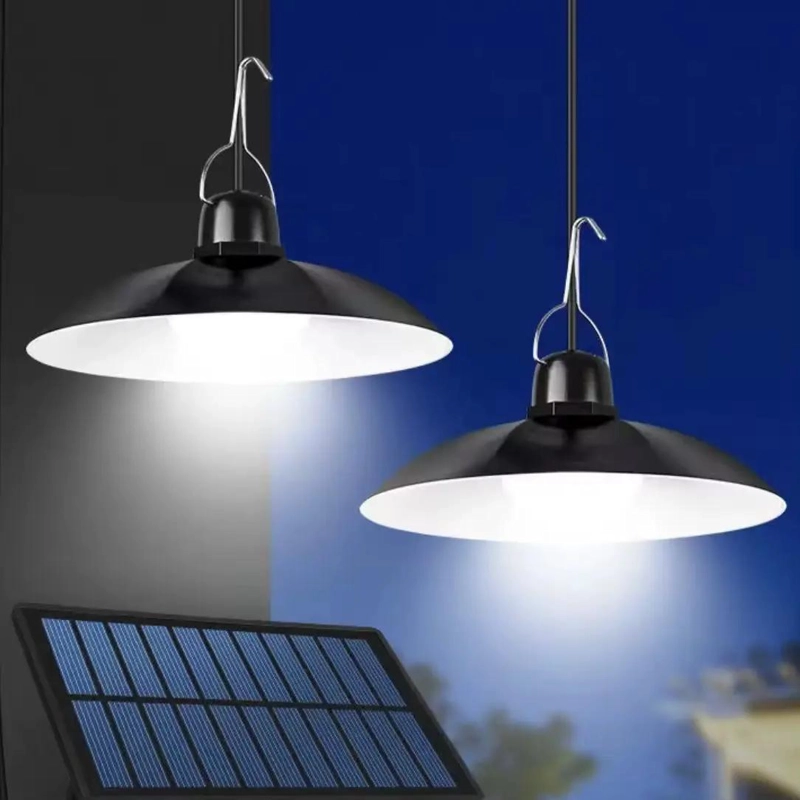 LAMPARA SOLAR LED COLGANTE CON CONTROL REMOTO - 3