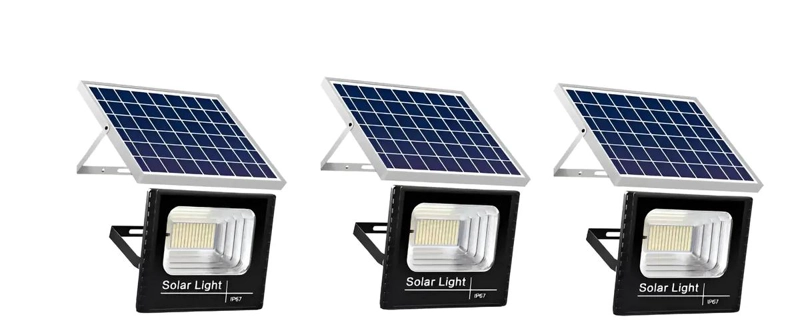 FOCO REFLECTOR SOLAR LED 200W EXTERIOR LUZ FRIA IP67 - 1