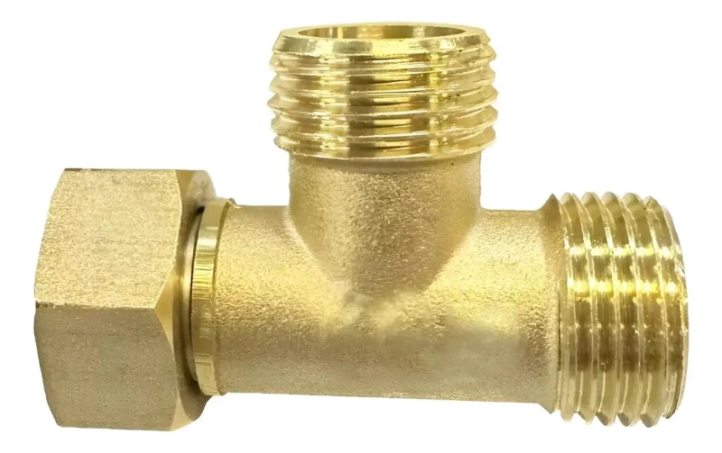 CONECTOR TIPO T MACHO HEMBRA ROSCA 1/2 PARA DERIVACION - 1