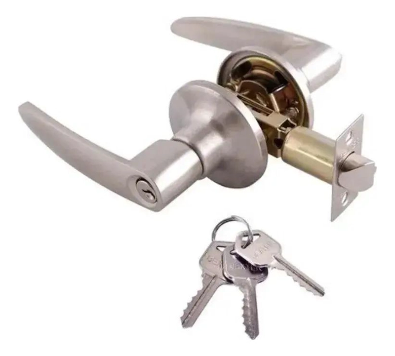 CERRADURA CON MANIJA PARA PUERTA DE RECAMARA O PRINCIPAL - 2