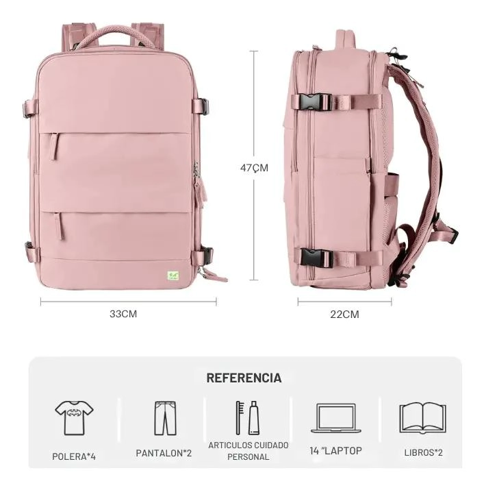 MOCHILA EXPANDIBLE PARA CABINA DE AVION - 3