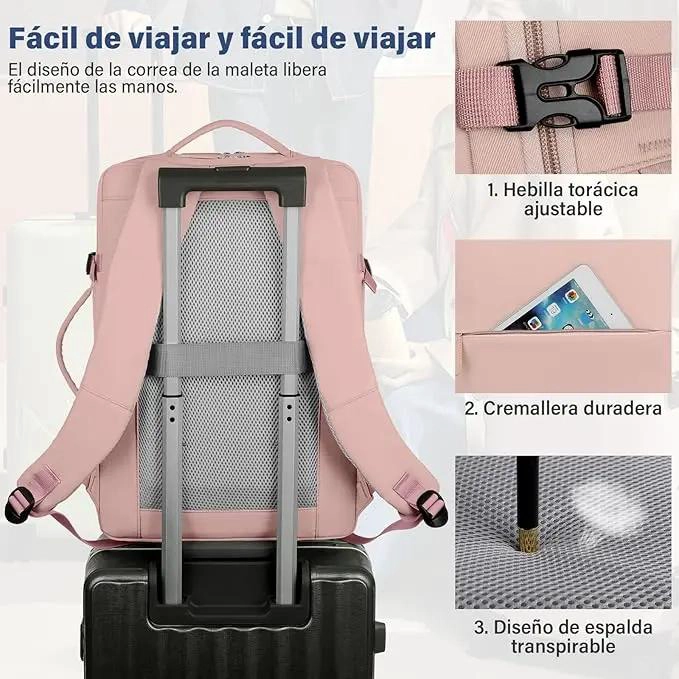 MOCHILA EXPANDIBLE PARA CABINA DE AVION - 5