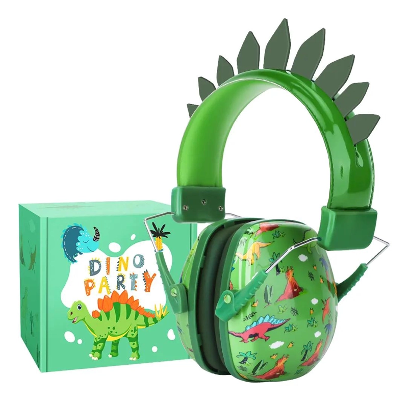AURICULARES REDUCTORES DE RUIDO CON DISEÑO DE DINOSAURIO - 5