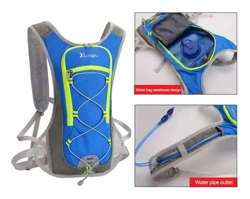 MOCHILA TREKKING CON BOLSA DE HIDRATACION INTEGRADA - 5