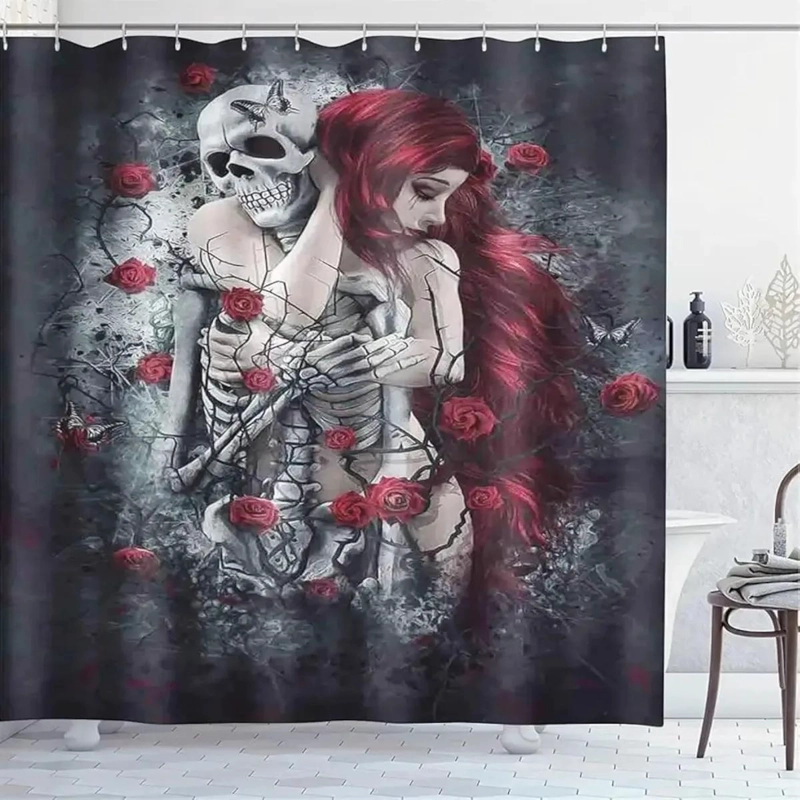 CORTINA DE BAÑO IMPERMEABLE 180X180 CM - 2