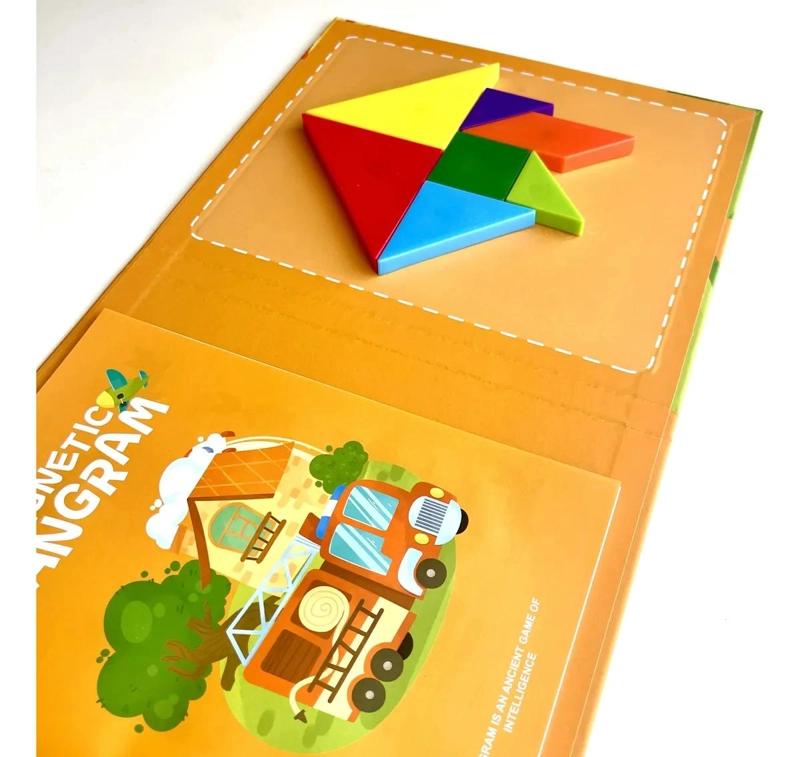 TANGRAM MAGNE TICO PARA NIÑOS CON DESARROLLO LOGICO - 2