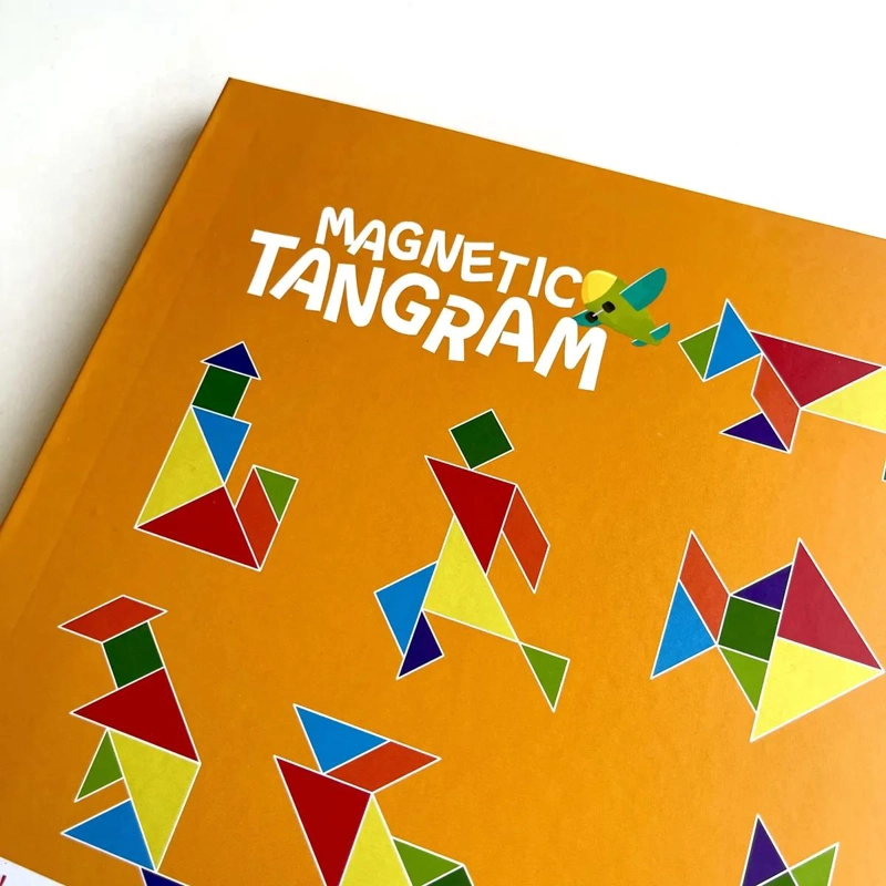 TANGRAM MAGNE TICO PARA NIÑOS CON DESARROLLO LOGICO - 4
