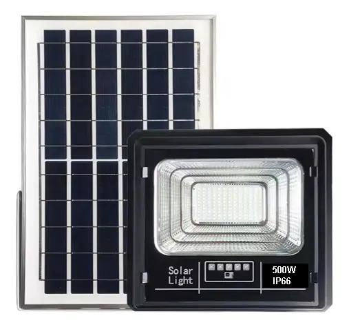 PROYECTOR SOLAR LED 500W CON 400 LEDS Y PANEL SOLAR - 2
