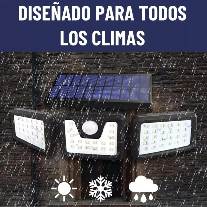 APLIQUE SOLAR PARA PATIO EXTERIOR CON SENSOR DE LUZ - 5
