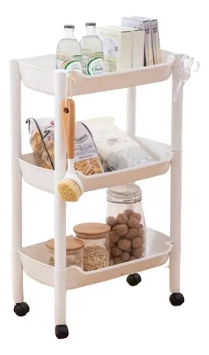 CARRO ORGANIZADOR CON RUEDAS PARA BAÑO Y COCINA - 2