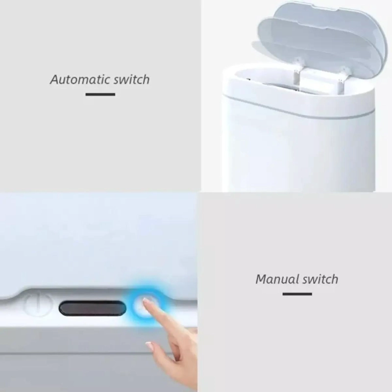 PAPELERO BASURERO BAÑO CON SENSOR AUTOMATICO - 4