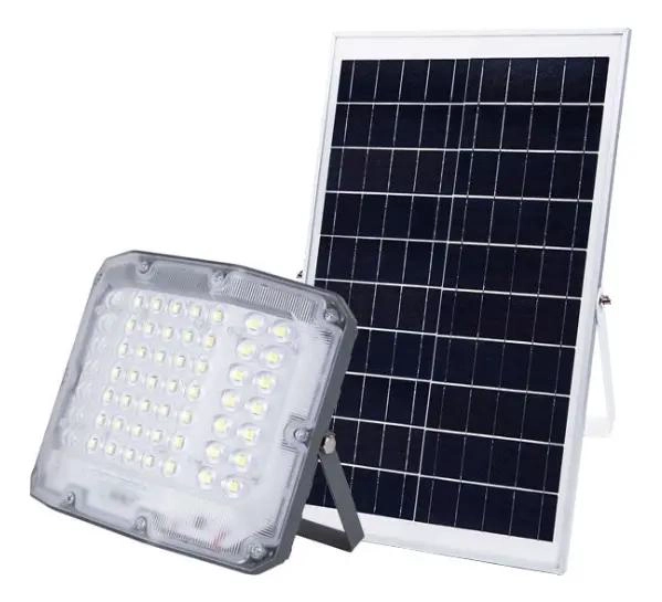 FOCO LED SOLAR 200W CON PANEL Y CONTROL REMOTO - 1