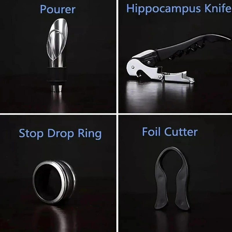 MALETA DE CUERO PARA VINOS CON ACCESORIOS - 2